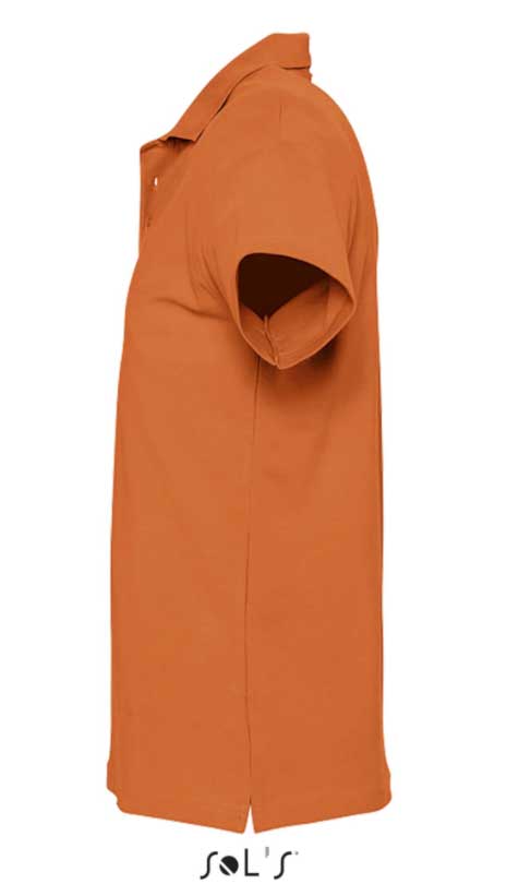 Sols Polo majica za muškarce Spring II Orange veličina S 11362 - detalj