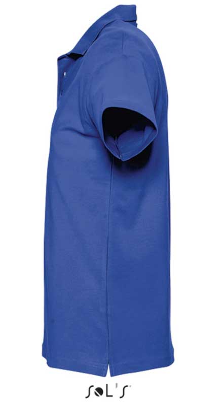 Sols Polo majica za muškarce Spring II Royal Blue veličina 3XL 11362 - detalj