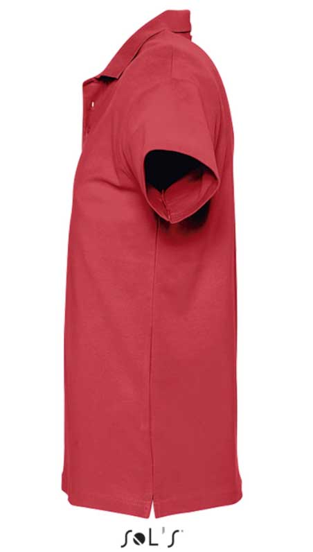 Sols Polo majica za muškarce Spring II Red veličina M 11362 - detalj
