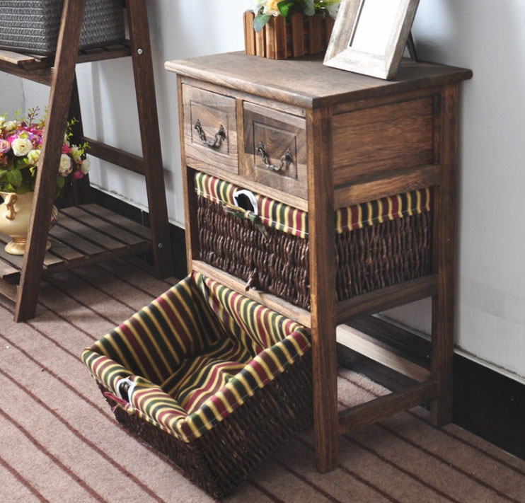 Komoda - 2 Fioke i 2 Korpe - detalj