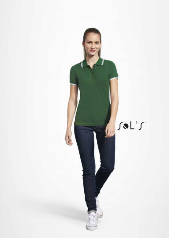 Ženska polo majica Sols Practice Women White veličina XL 11366 - detalj