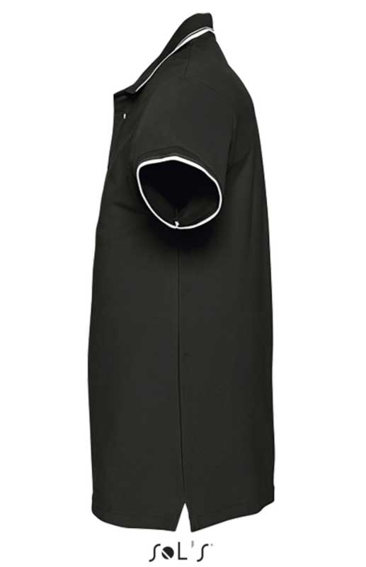 Muška polo majica Sols Practice Black veličina S 11365 - detalj