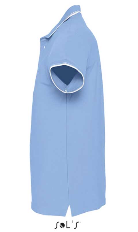 Muška polo majica Sols Practice Sky Blue veličina S 11365 - detalj