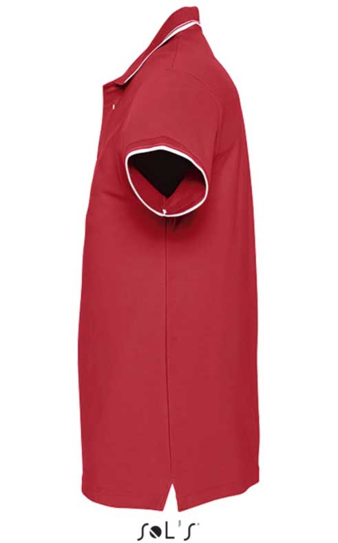 Muška polo majica Sols Practice Red veličina S 11365 - detalj