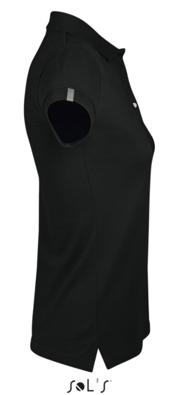 Sols Ženska majica sa kragnom i kratkim rukavima vel. XXL Portland Women Black 00575 - detalj