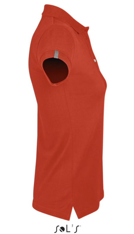 Sols Ženska majica sa kragnom i kratkim rukavima vel. XL Portland Women Burnt Orange 00575 - detalj