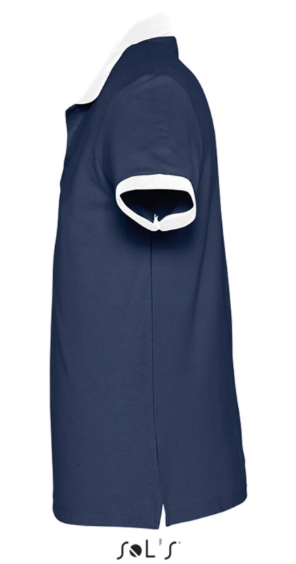 Muška majica sa kragnom veličina XL Sols Prince French Navy/White 11369 - detalj