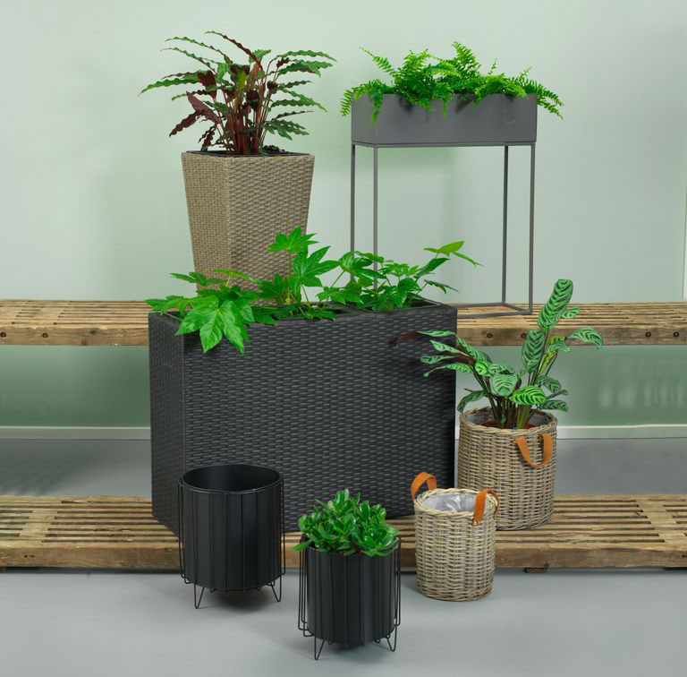 Saksije Od Čelika i Cinka - 2 Komada - detalj