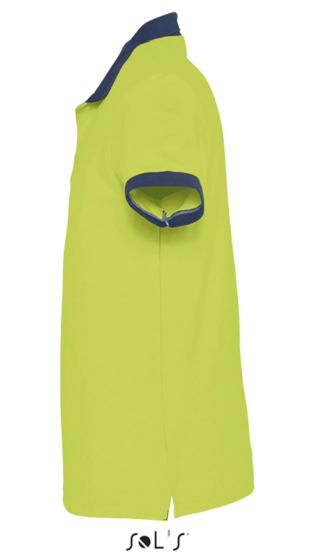 Muška majica sa kragnom veličina S Sols Prince Apple Green/French Navy 11369 - detalj