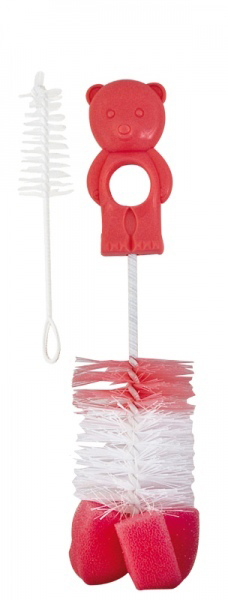 Canpol Četka sa sunđerom za čišćenje cucli i flašica - Set 2/410 - detalj