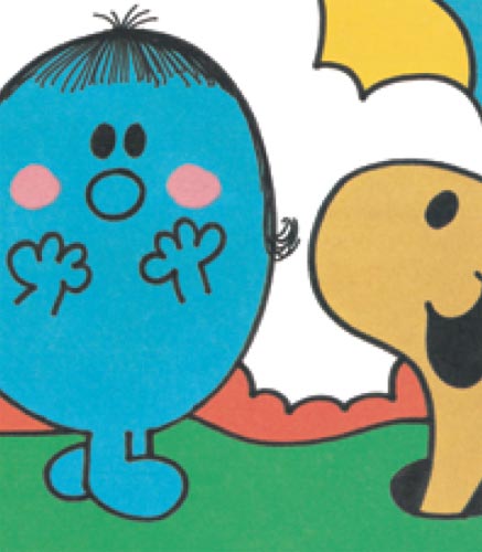 Čovečuljci 17 : Gospođica Stidljivica, Rodžer Hargrivs - detalj