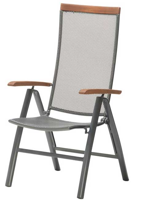 Baštenska garnitura Laura+ Sto i šest podesivih stolica - detalj