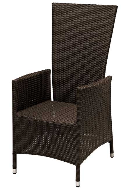 Baštenska garnitura Loarre Sto i četiri podesive stolice - detalj