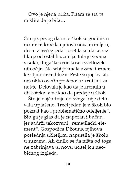 Šašavi Svet Gospođice Mudrić, Terens Bleker - detalj