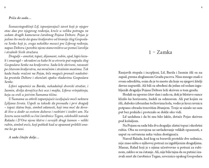 Dragulji Deltore 3 : Grad Pacova, Emili Roda - detalj