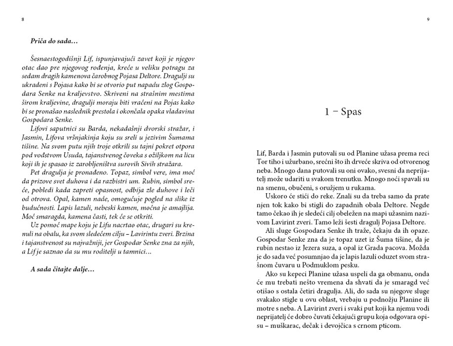 Dragulji Deltore 6 : Lavirint Zveri, Emili Roda - detalj