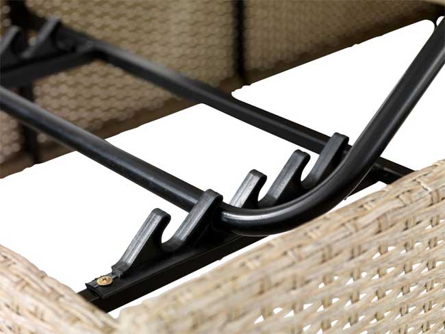 Ležaljka Hurricane Natur - detalj