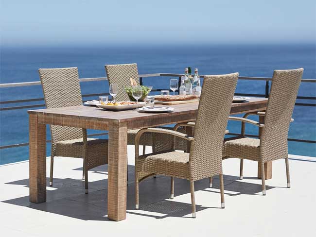 Baštenski sto Grado - detalj