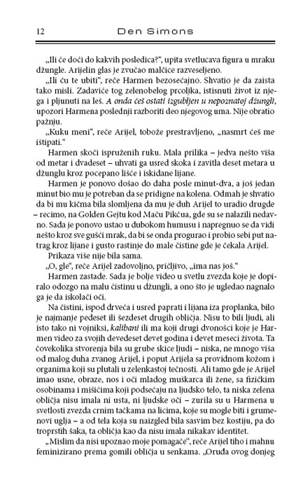 Olimp II deo, Den Simons - detalj