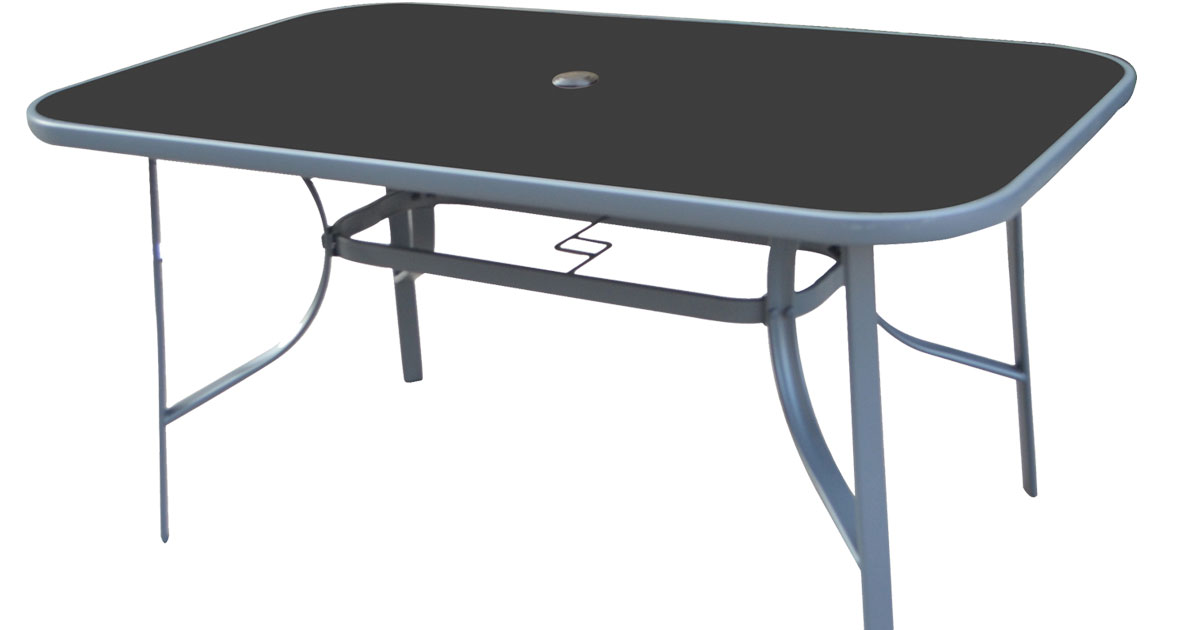 Baštenski Sto sa Staklom - Cancun Como - detalj