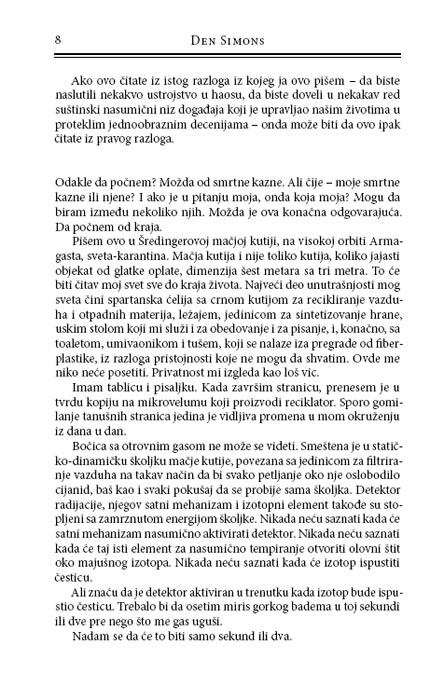 Endimion, Den Simons - detalj