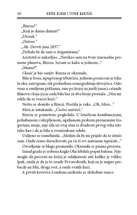 Oluja Sa Sunca, Artur Klark i Stiven Bakster - detalj