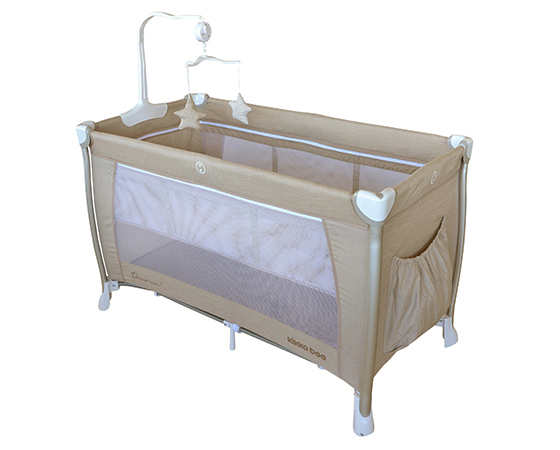 Kikka Boo Prenosivi krevetac DESSINE-MOI 2 nivoa Beige - detalj