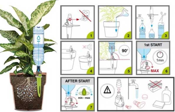 Sistem za zalivanje cveća G.F Garden Aquaflora Holiday Basic 6340 041698 - detalj