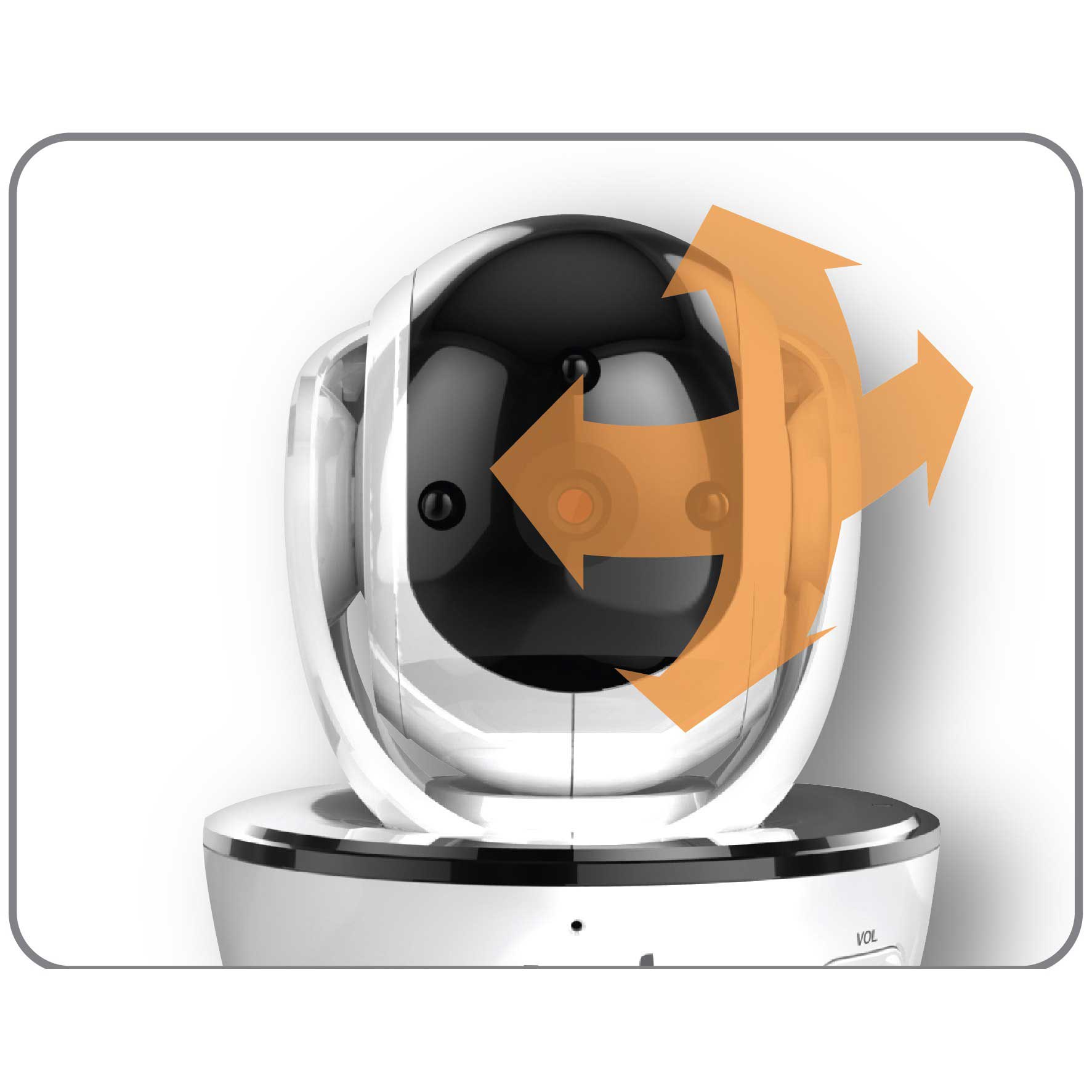 VTech Bebi alarm - video LCD BM4500 - detalj