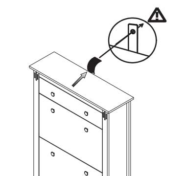 Cipelarnik Auxie sa dva odeljka - detalj