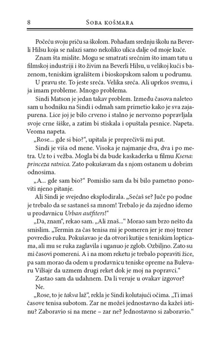 Soba Košmara 4 : Lažljivac, R.L. Stajn - detalj