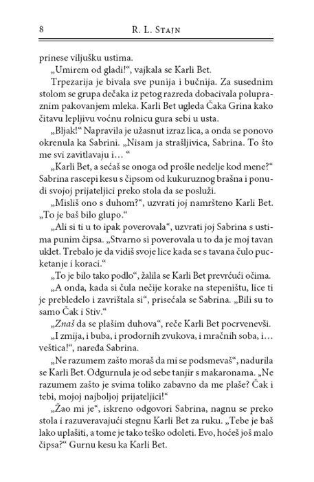 Grozomora 4 : Ukleta Maska, R.L. Stajn - detalj