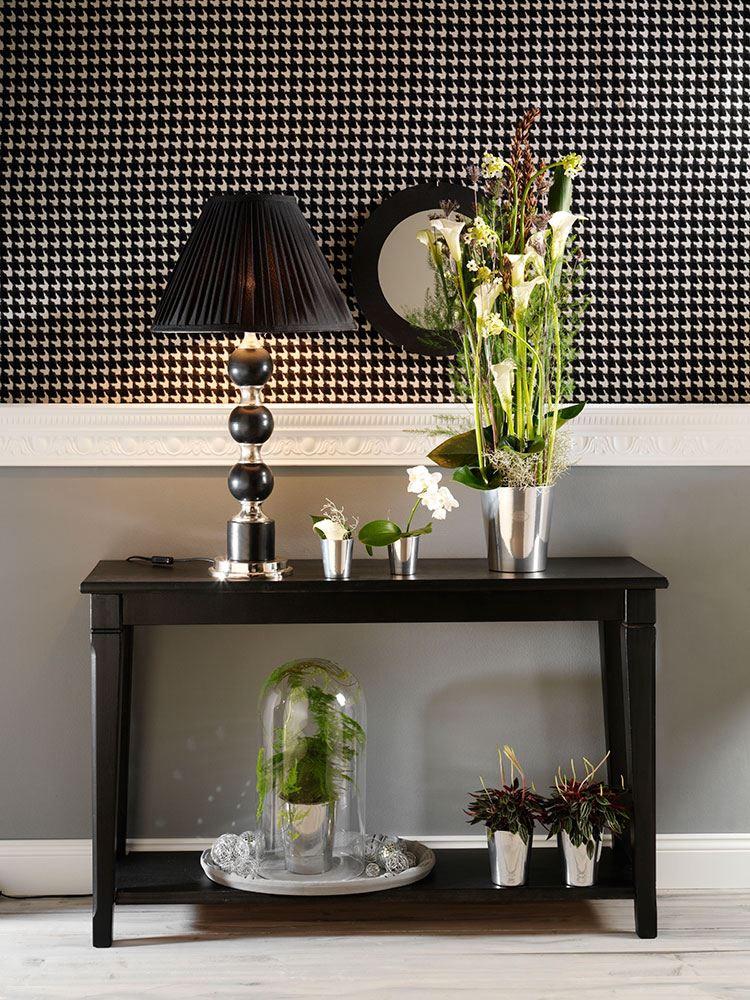 Soendgen keramička saksija Merina Candy 15cm srebrna - detalj