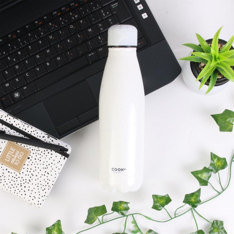 Flašica termos boca za poneti 500ml bela - detalj