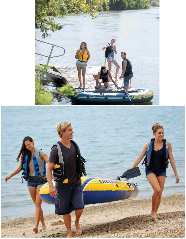 Intex Čamac Na Naduvavanje Za 3 Osobe Challenger 3 - detalj