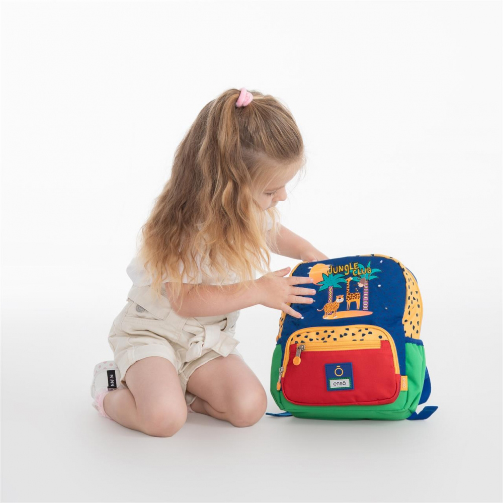 Ranac za vrtić 28cm Enso Jungle Club 94620 - detalj