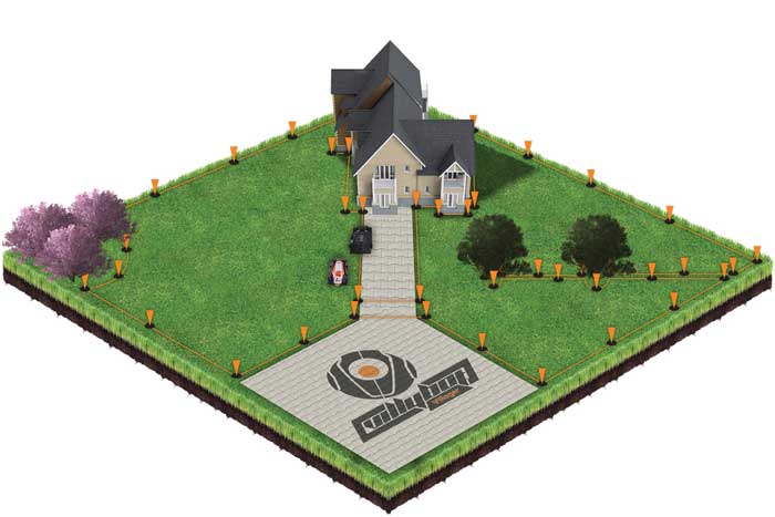 Villager Black Edition Robot kosačica za travu Villybot - detalj