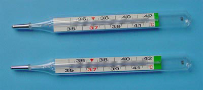 Toplomer bez žive sa galijumom CR W00 - detalj