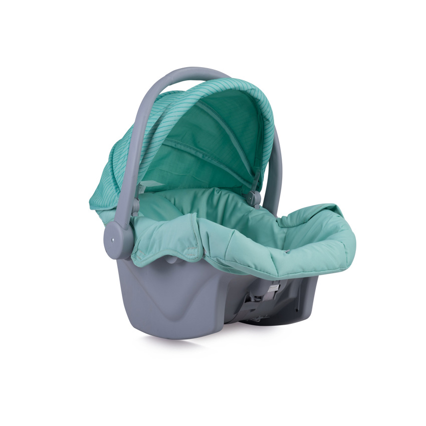 Lorelli Kolica za bebe FOXY Set 2 u 1 Green Happy Animals - detalj