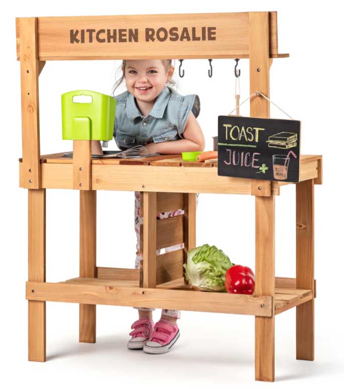 WOODY Drvena kuhinjica za decu Rosalie 90206 - detalj