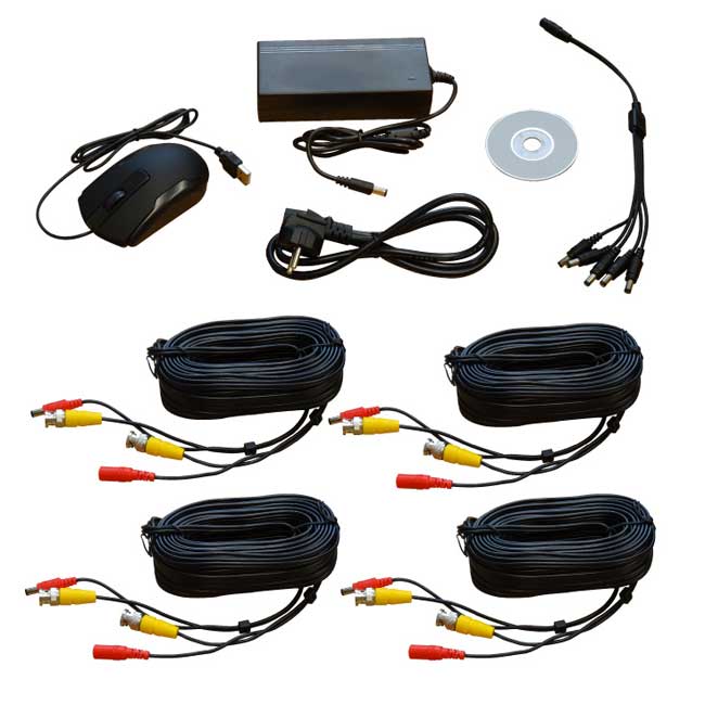 Set za video nadzor Hibrid DVR sa kamerama XVR-A420-SET2 - detalj