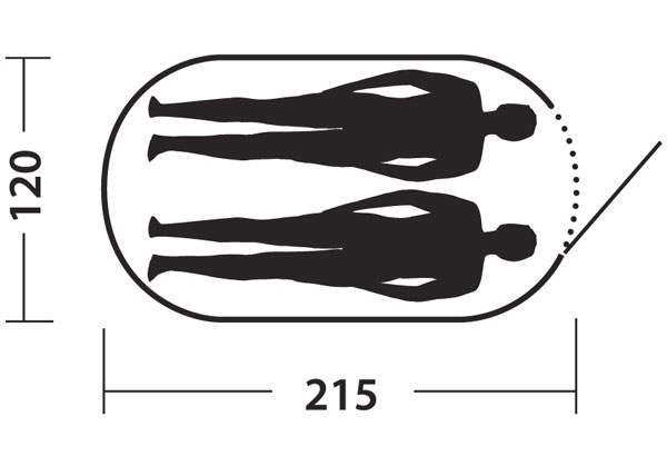 Easy Camp Pop-Up Šator za dve osobe Antic G 120143 - detalj