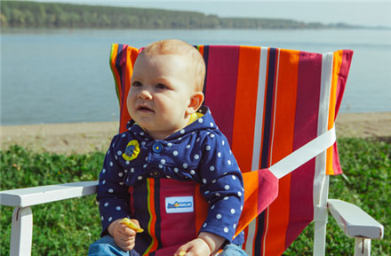 NunaNai mobilno sedište za samostalno sedenje - detalj