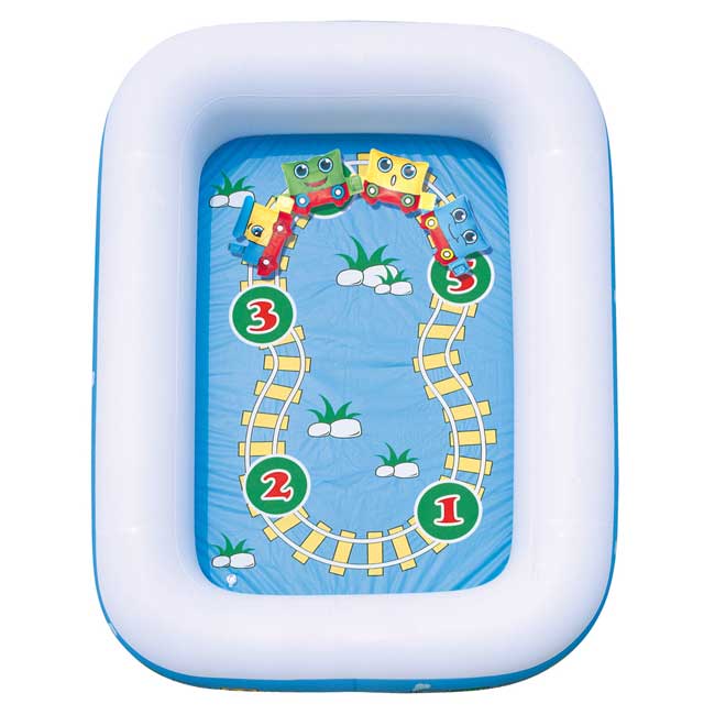 Dečiji bazen na naduvavanje Bestway 1-2-3 Vozić - detalj