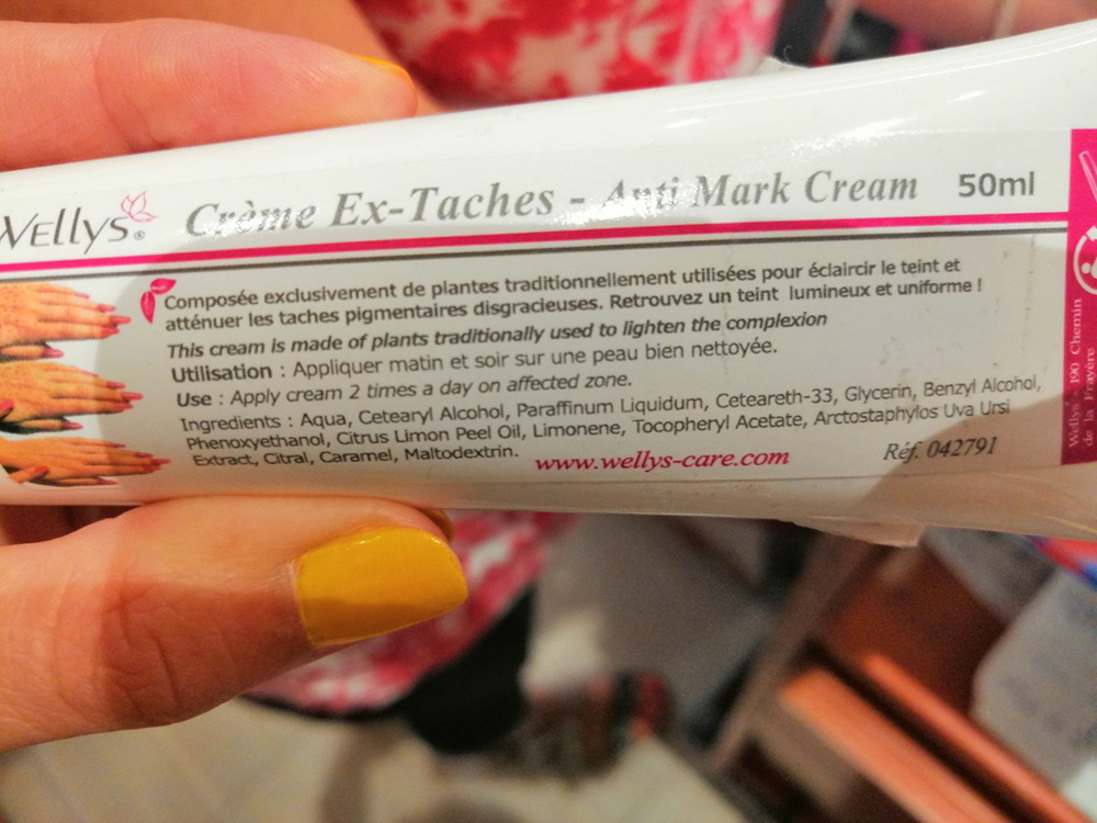 Krema protiv pigmentacije i staračkih pega - detalj