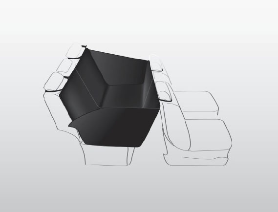 Zaštita za sedište prilikom vožnje pasa - Trixie 1348 - detalj