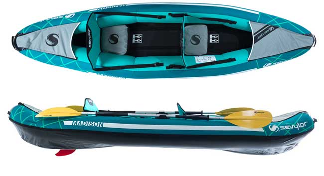 Kajak na naduvavanje Dvosed Sevylor Madison 2000026699 - detalj