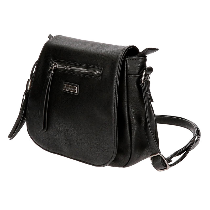 Pepe Jeans Torba na rame Croc Black 70255 - detalj