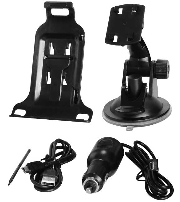 GPS navigacija Prosto sa audio i video plejerom PGO5007 7 inča - detalj