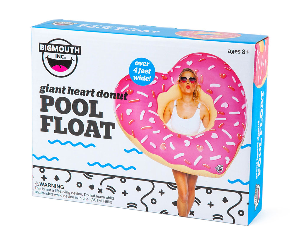 Guma za plivanje krofna-srce - detalj